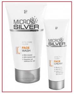 Antibakterielle Waschcreme und Gesichtscreme - Microsilver von LR Health & Beauty mit reinem Silberpulver